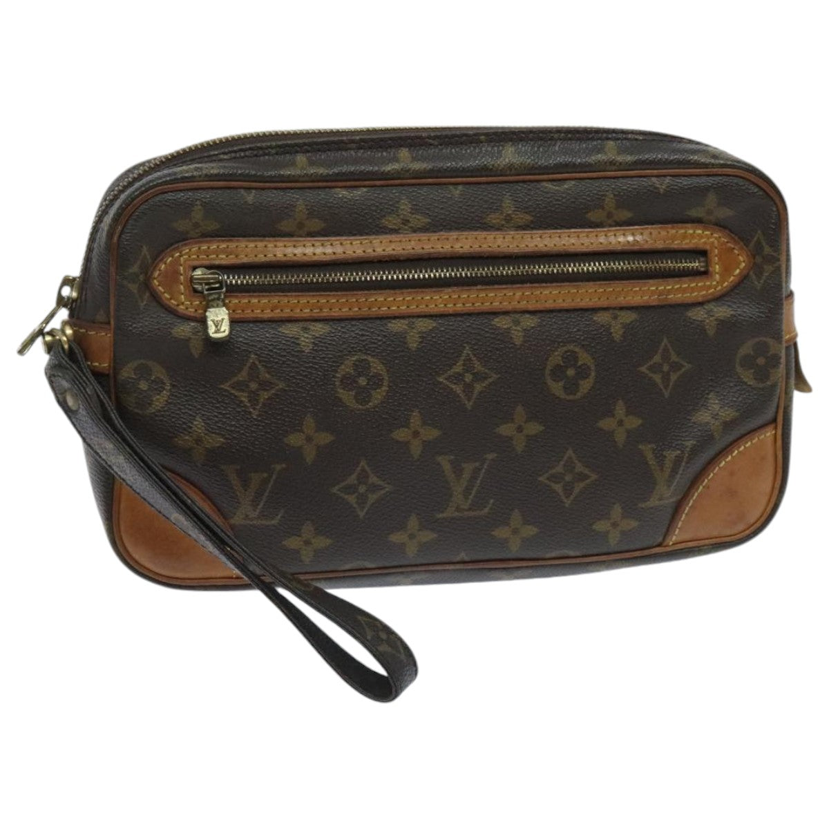 LOUIS VUITTON Monogram Marly Dragonne GM Clutch Bag M51825 LV Auth 95946