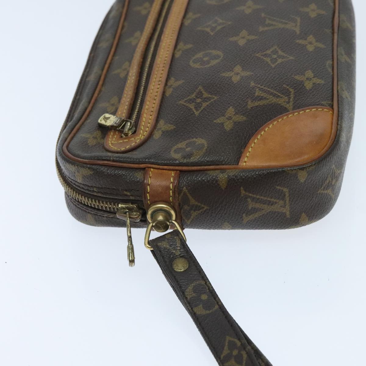 LOUIS VUITTON Monogram Marly Dragonne GM Clutch Bag M51825 LV Auth 95946