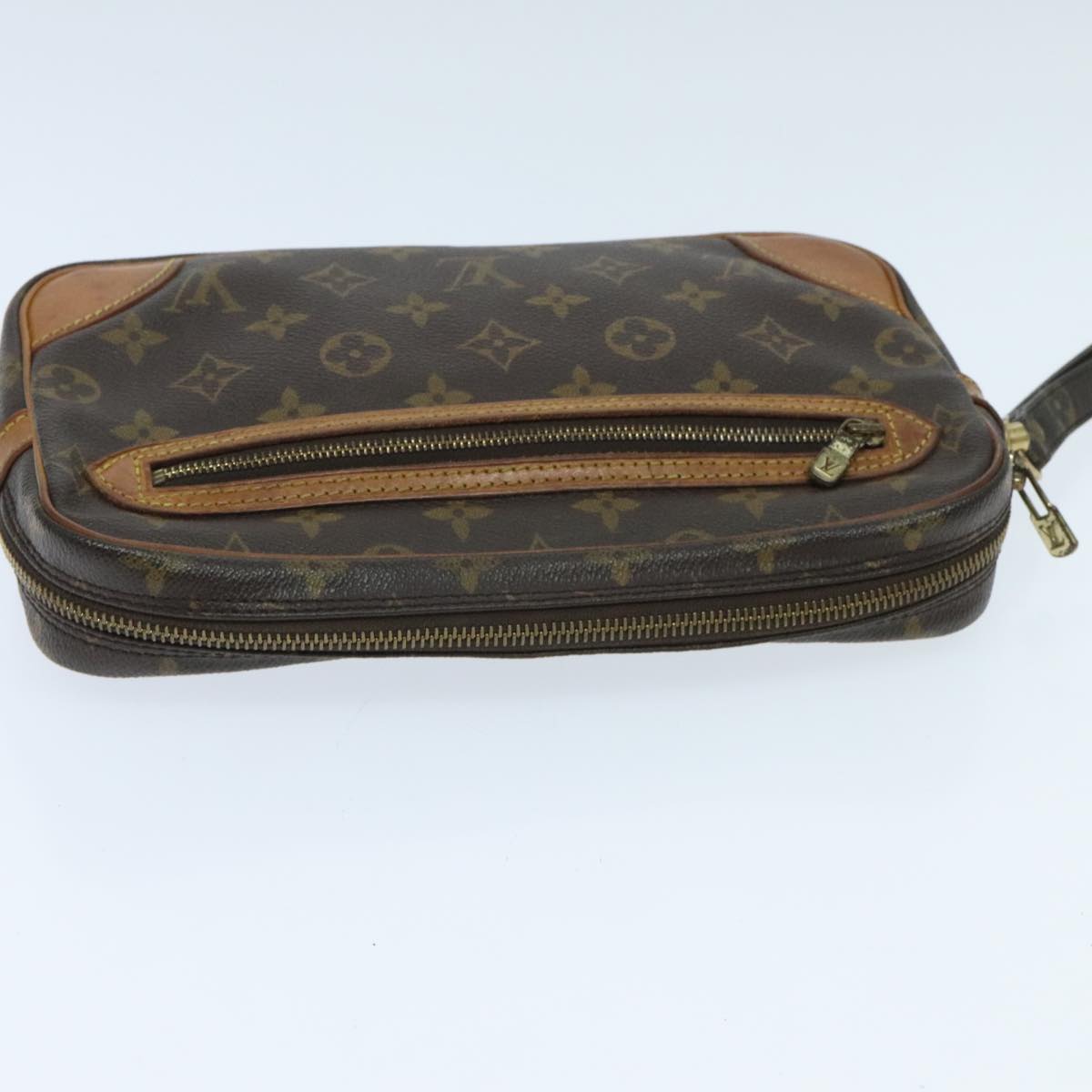 LOUIS VUITTON Monogram Marly Dragonne GM Clutch Bag M51825 LV Auth 95946