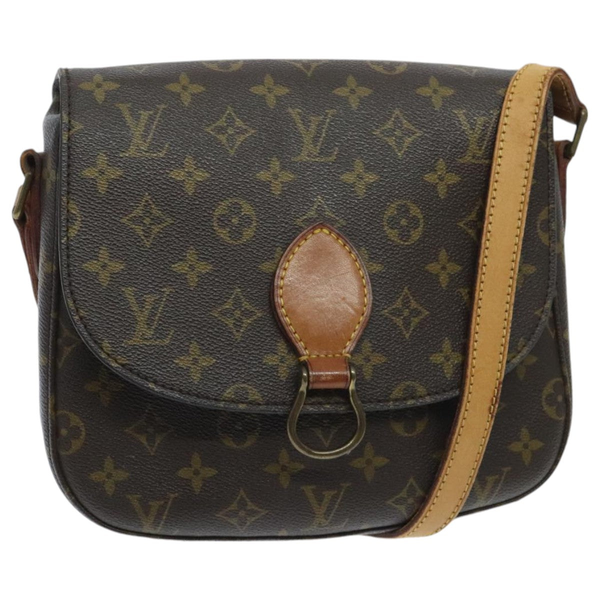 LOUIS VUITTON Monogram Saint Cloud GM Shoulder Bag Vintage M51242 LV Auth 95949