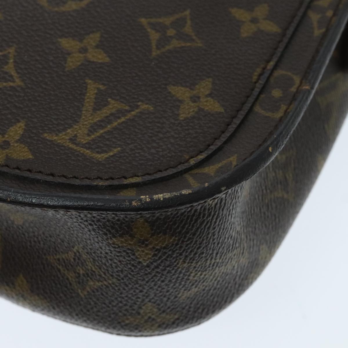 LOUIS VUITTON Monogram Saint Cloud GM Shoulder Bag Vintage M51242 LV Auth 95949