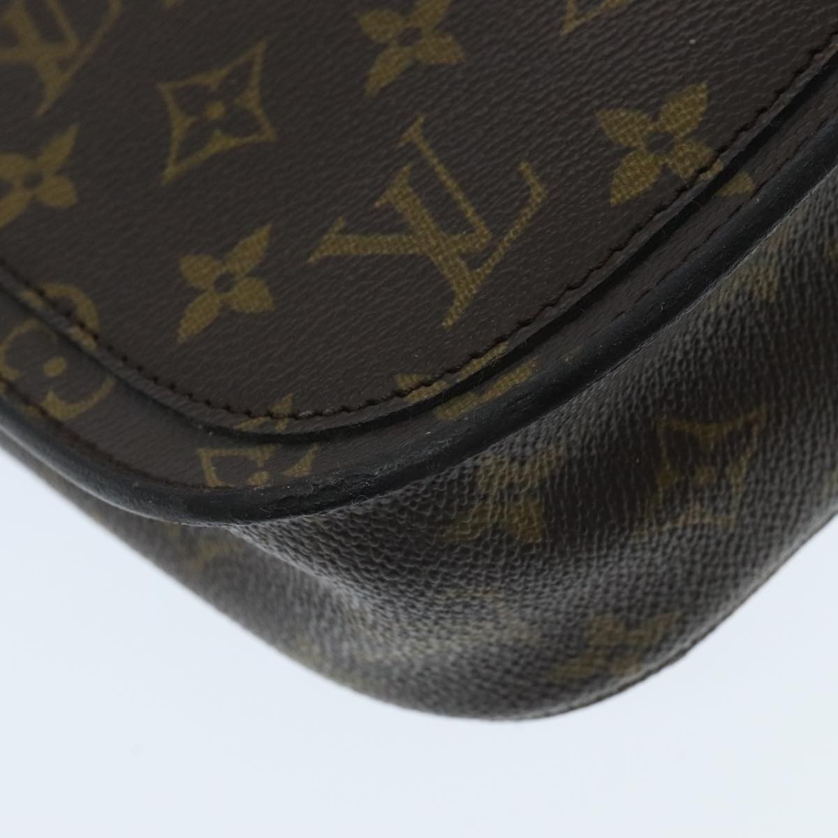 LOUIS VUITTON Monogram Saint Cloud GM Shoulder Bag Vintage M51242 LV Auth 95949