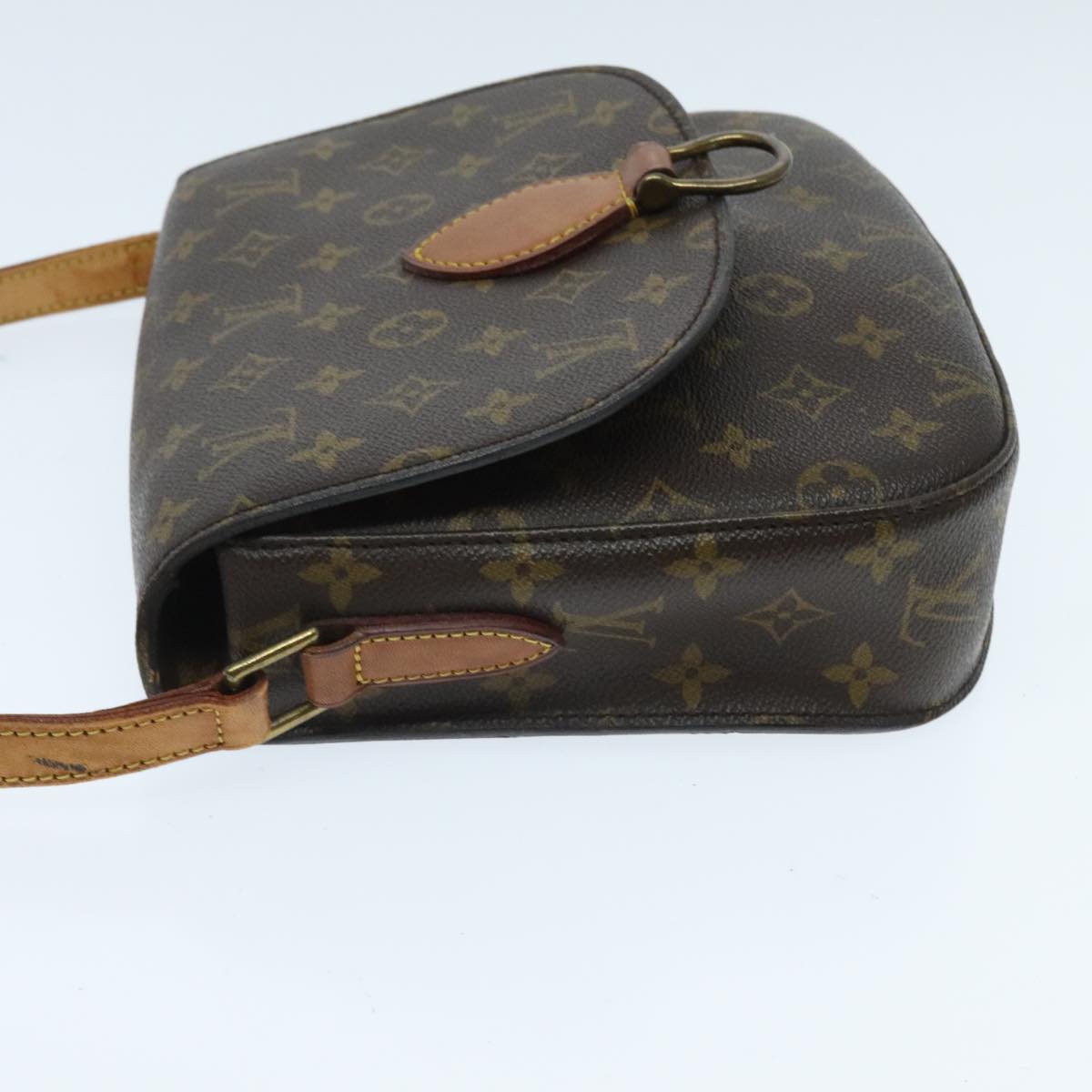 LOUIS VUITTON Monogram Saint Cloud GM Shoulder Bag Vintage M51242 LV Auth 95949