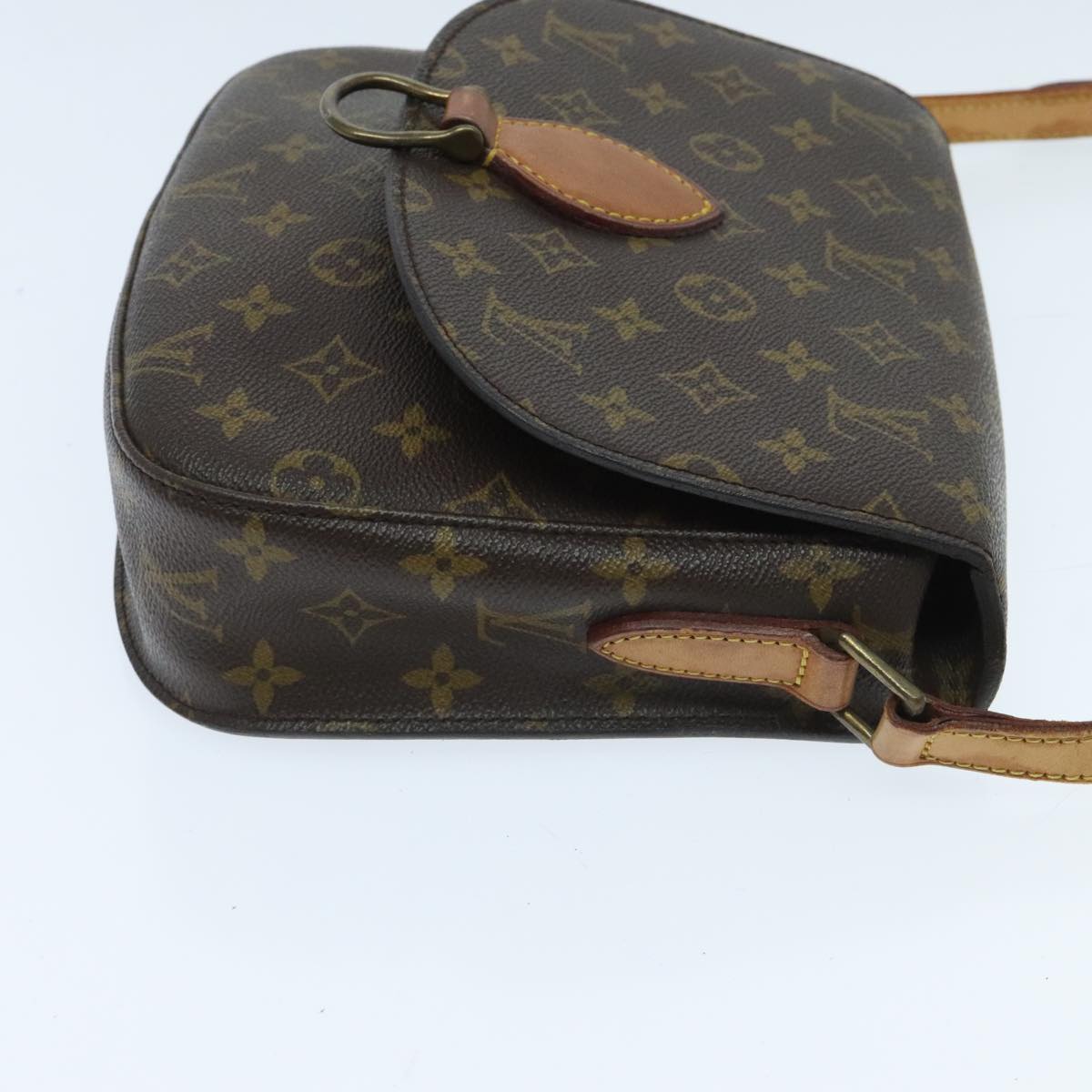 LOUIS VUITTON Monogram Saint Cloud GM Shoulder Bag Vintage M51242 LV Auth 95949