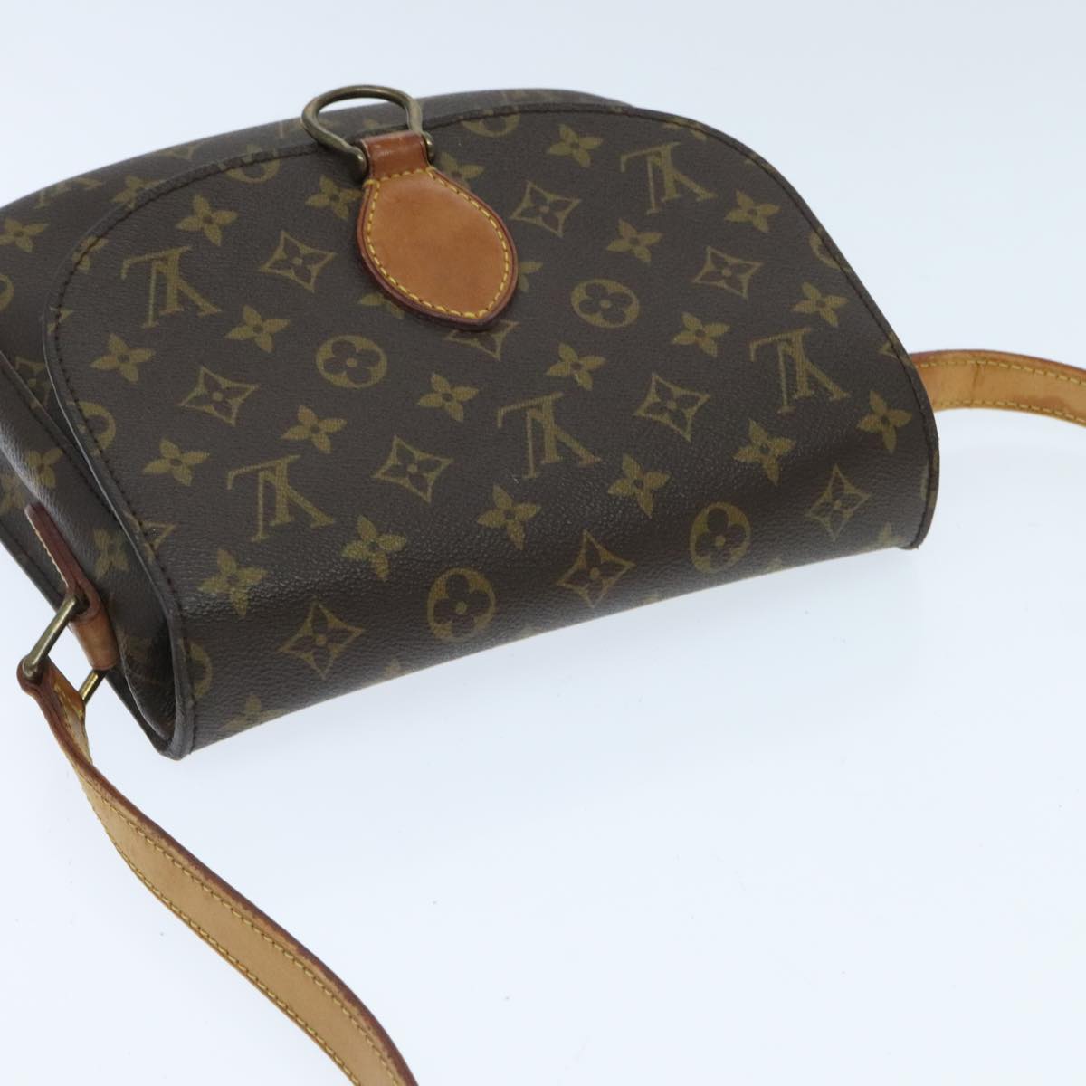 LOUIS VUITTON Monogram Saint Cloud GM Shoulder Bag Vintage M51242 LV Auth 95949