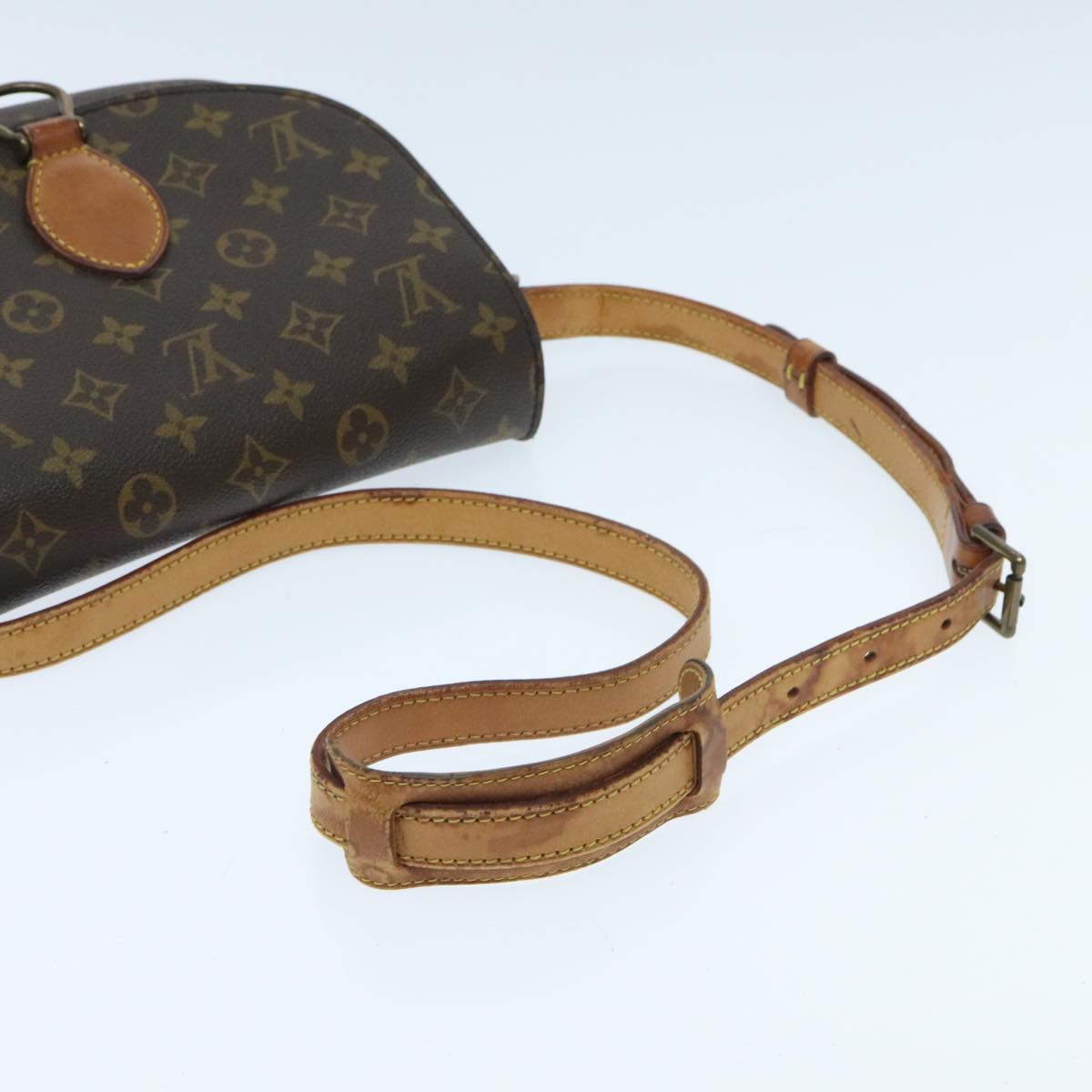 LOUIS VUITTON Monogram Saint Cloud GM Shoulder Bag Vintage M51242 LV Auth 95949