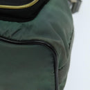 PRADA Hand Bag Nylon Khaki Auth 95957-9