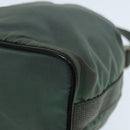 PRADA Hand Bag Nylon Khaki Auth 95957-15