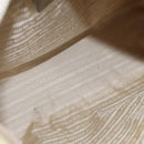 PRADA Tote Bag Nylon Beige Auth 95965-11