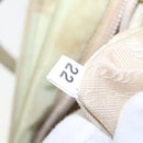 PRADA Tote Bag Nylon Beige Auth 95965-12