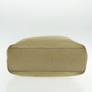 PRADA Tote Bag Nylon Beige Auth 95965-5