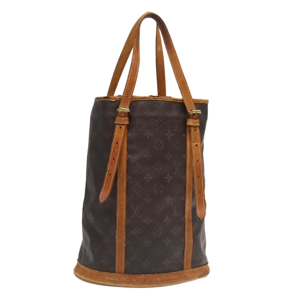 LOUIS VUITTON Monogram Bucket GM Shoulder Bag M42236 LV Auth 95968