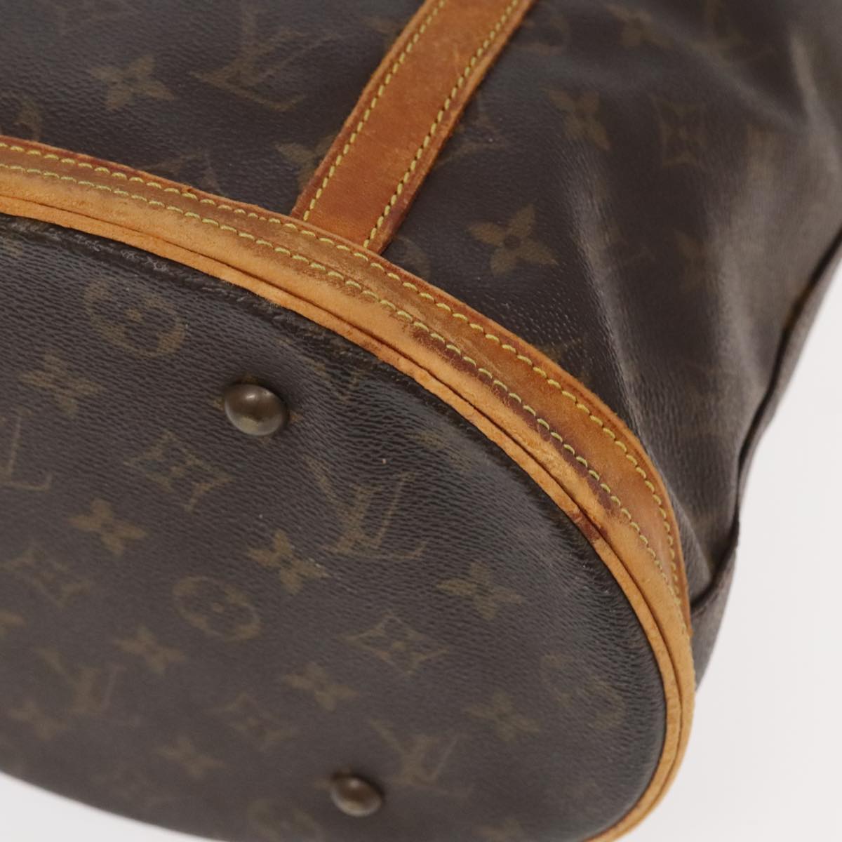 LOUIS VUITTON Monogram Bucket GM Shoulder Bag M42236 LV Auth 95968