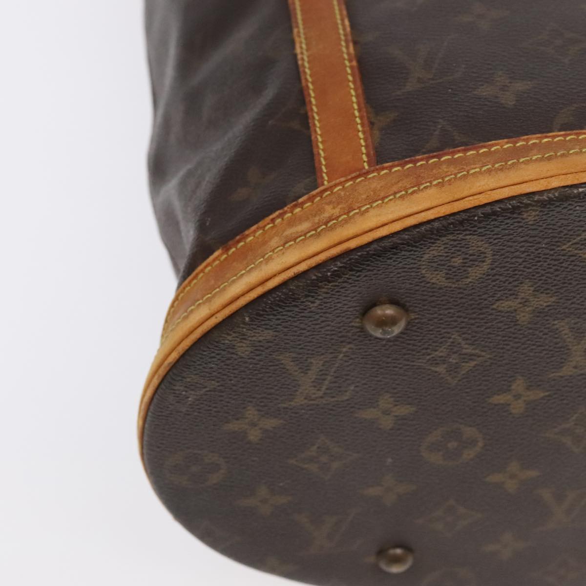 LOUIS VUITTON Monogram Bucket GM Shoulder Bag M42236 LV Auth 95968