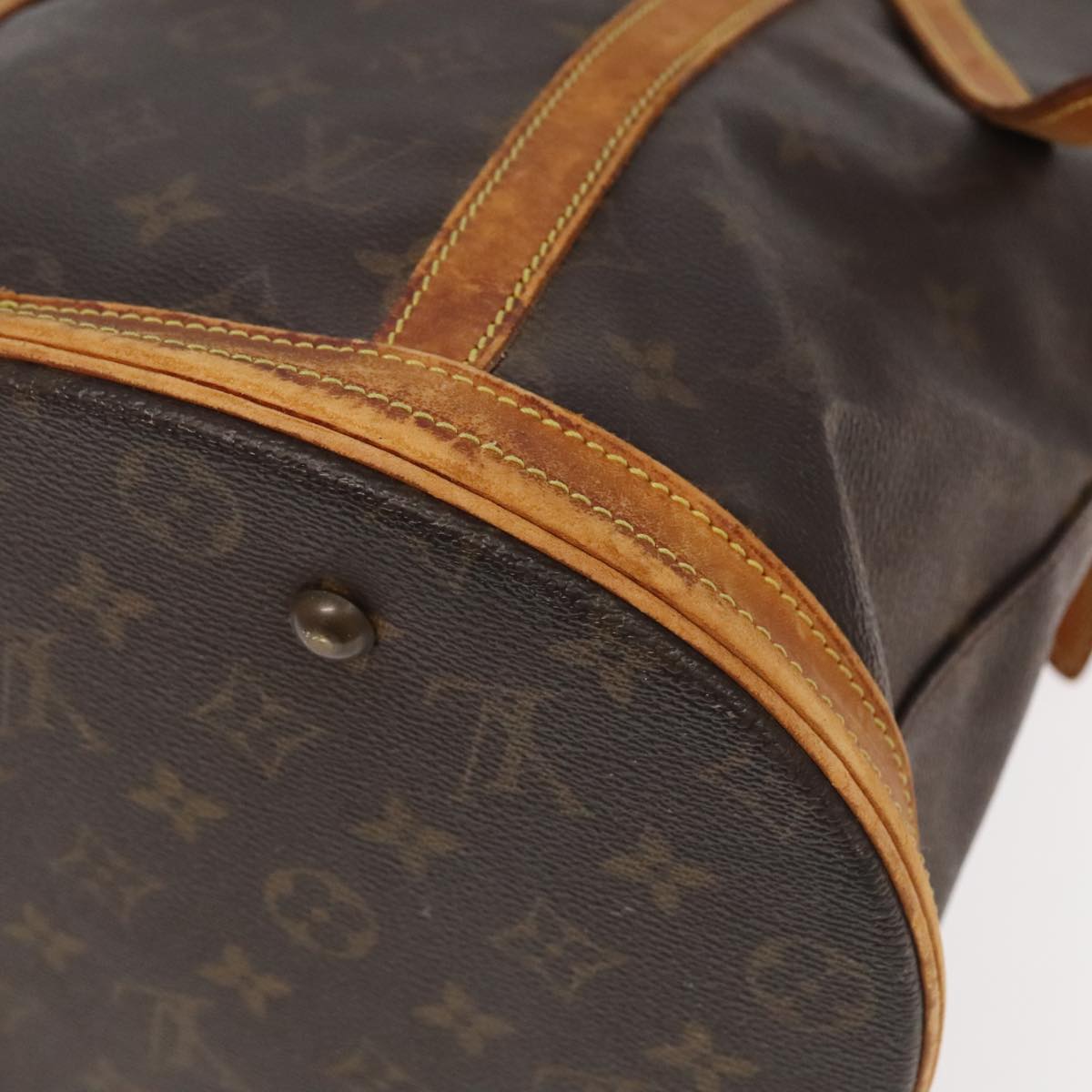 LOUIS VUITTON Monogram Bucket GM Shoulder Bag M42236 LV Auth 95968