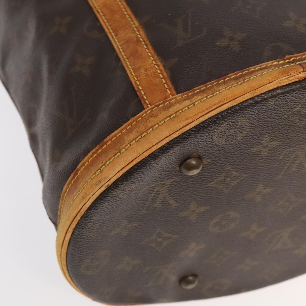 LOUIS VUITTON Monogram Bucket GM Shoulder Bag M42236 LV Auth 95968