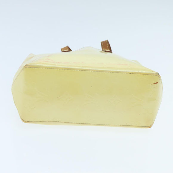 LOUIS VUITTON Monogram Vernis Reade PM Hand Bag Perle M91336 LV Auth 95969