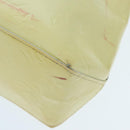 LOUIS VUITTON Monogram Vernis Reade PM Hand Bag Perle M91336 LV Auth 95969-10