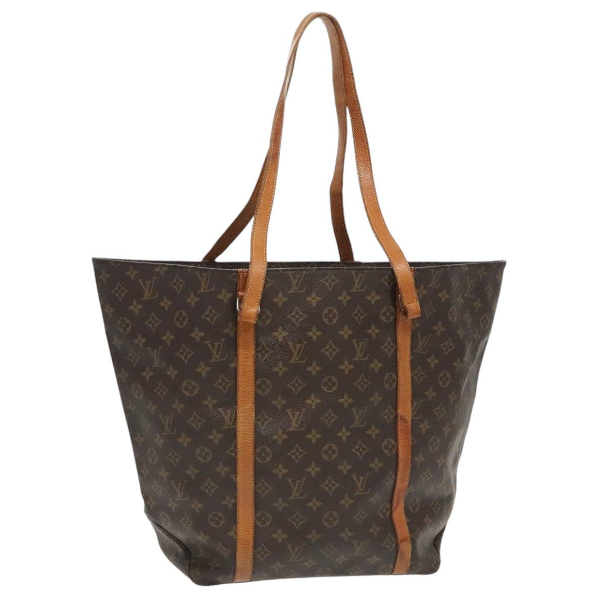 LOUIS VUITTON Monogram Sac Shopping GM Tote Bag M51110 LV Auth 95972