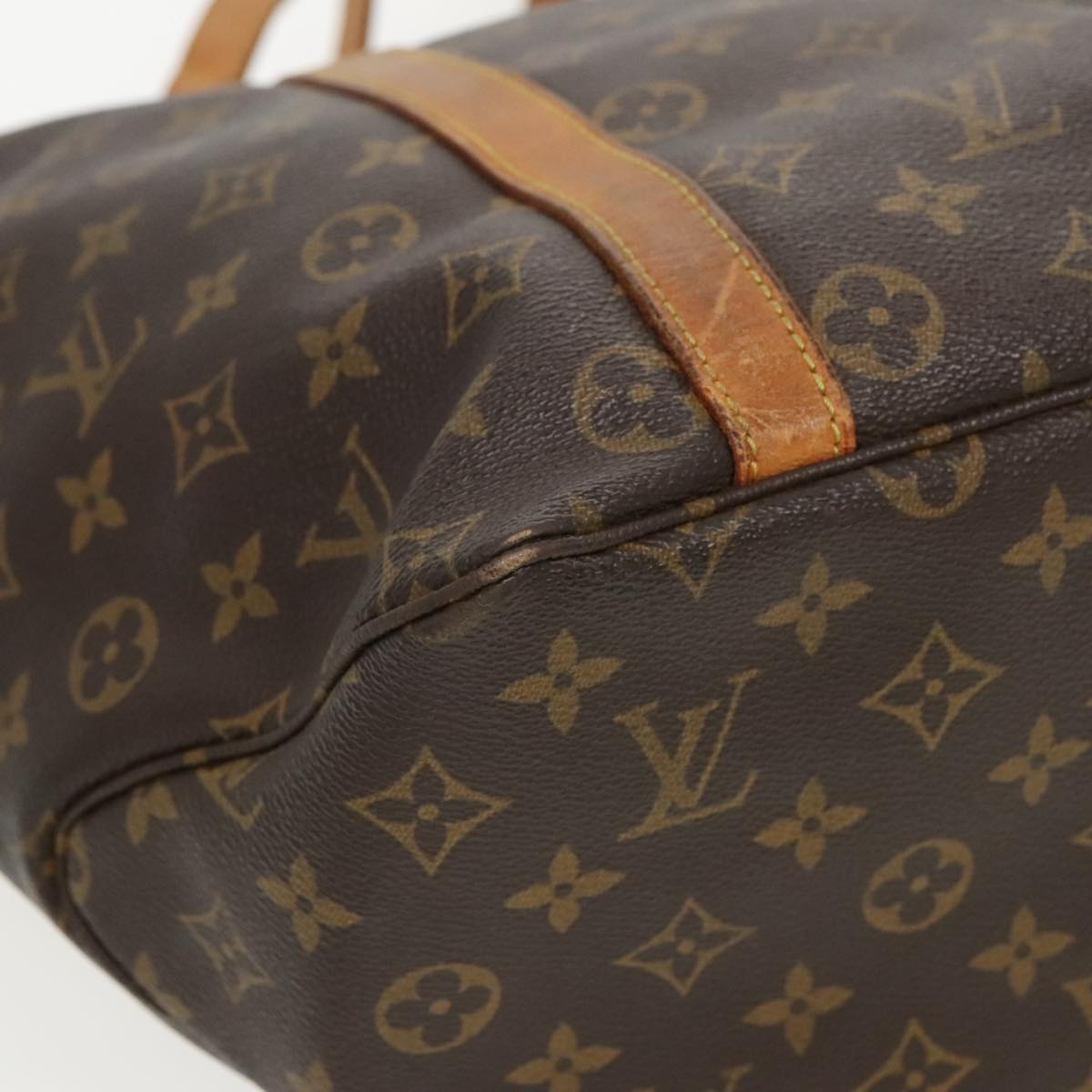 LOUIS VUITTON Monogram Sac Shopping GM Tote Bag M51110 LV Auth 95972