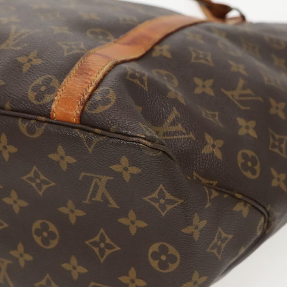 LOUIS VUITTON Monogram Sac Shopping GM Tote Bag M51110 LV Auth 95972