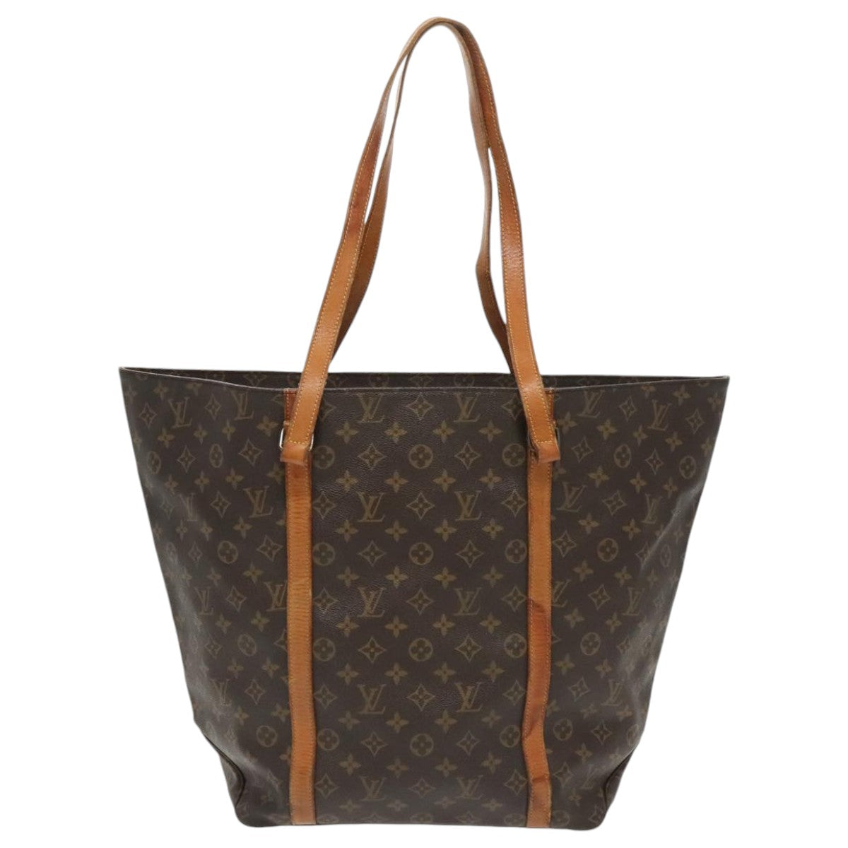 LOUIS VUITTON Monogram Sac Shopping GM Tote Bag M51110 LV Auth 95972