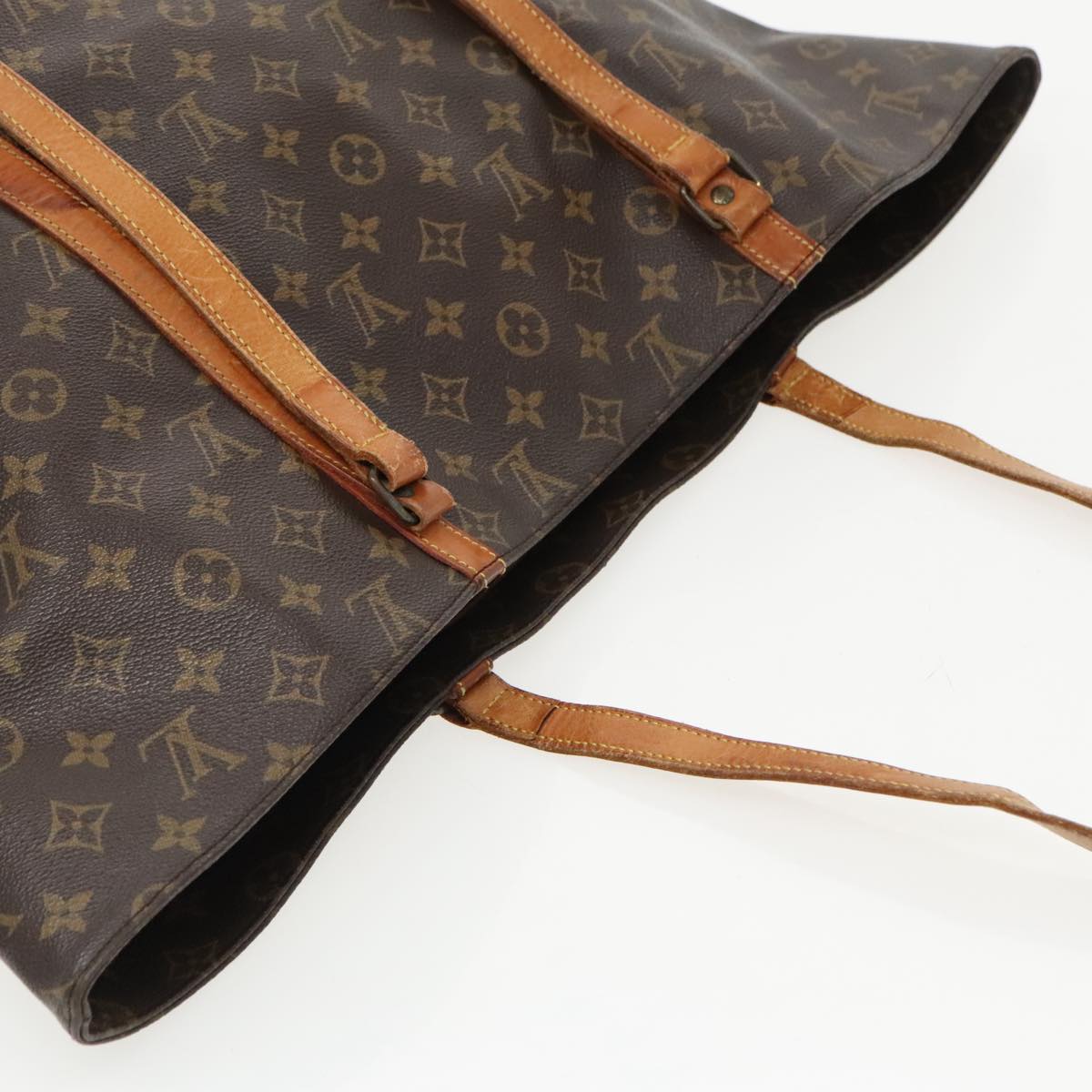 LOUIS VUITTON Monogram Sac Shopping GM Tote Bag M51110 LV Auth 95972