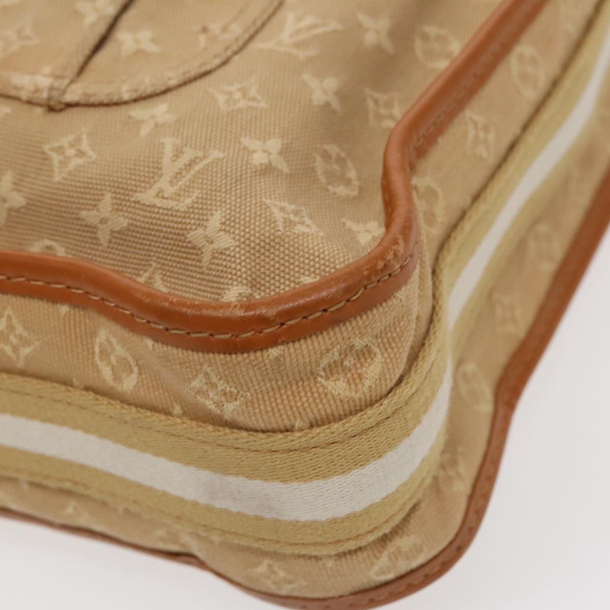 LOUIS VUITTON Monogram Mini Buzas Marie Kate Bag Beige M92323 LV Auth 95995