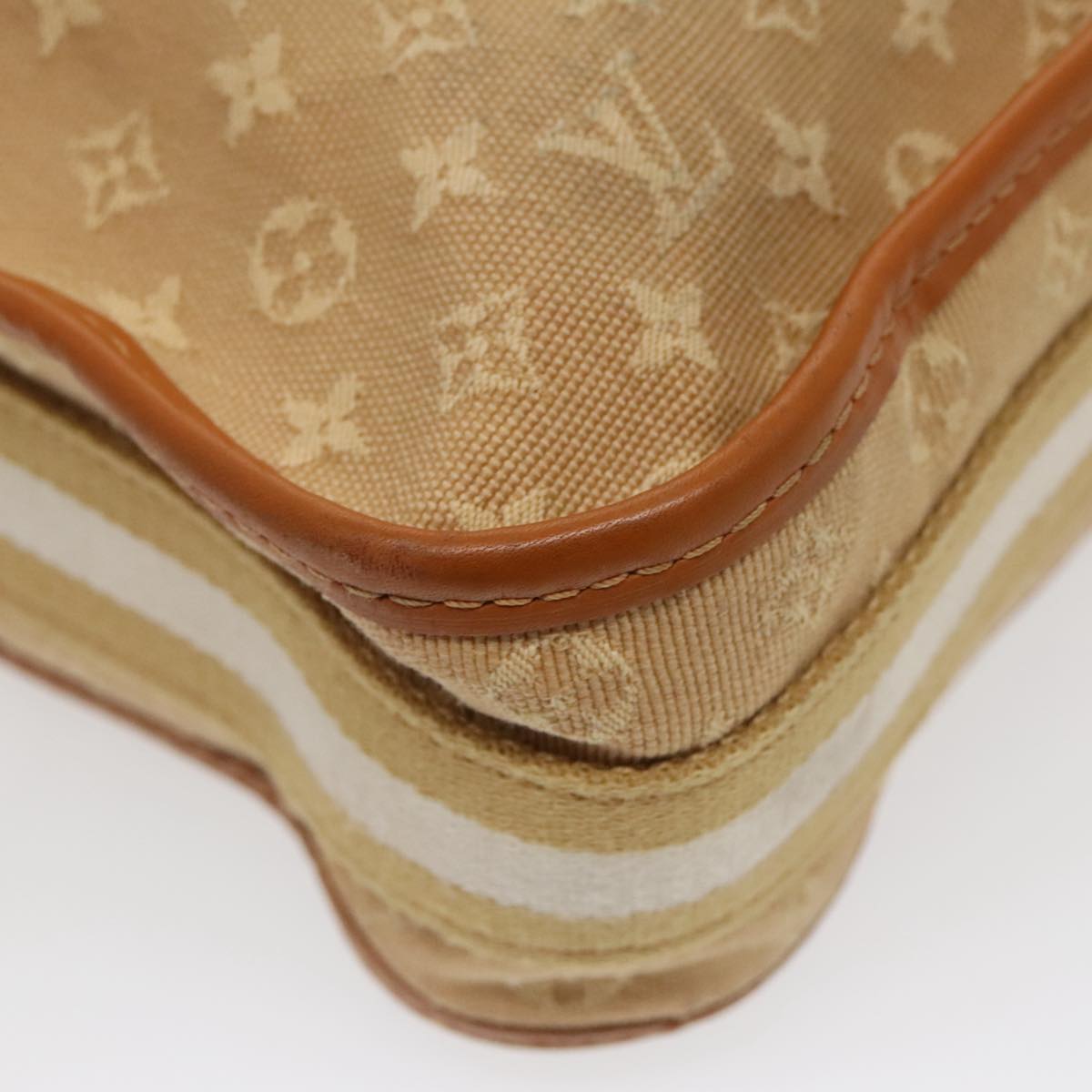 LOUIS VUITTON Monogram Mini Buzas Marie Kate Bag Beige M92323 LV Auth 95995