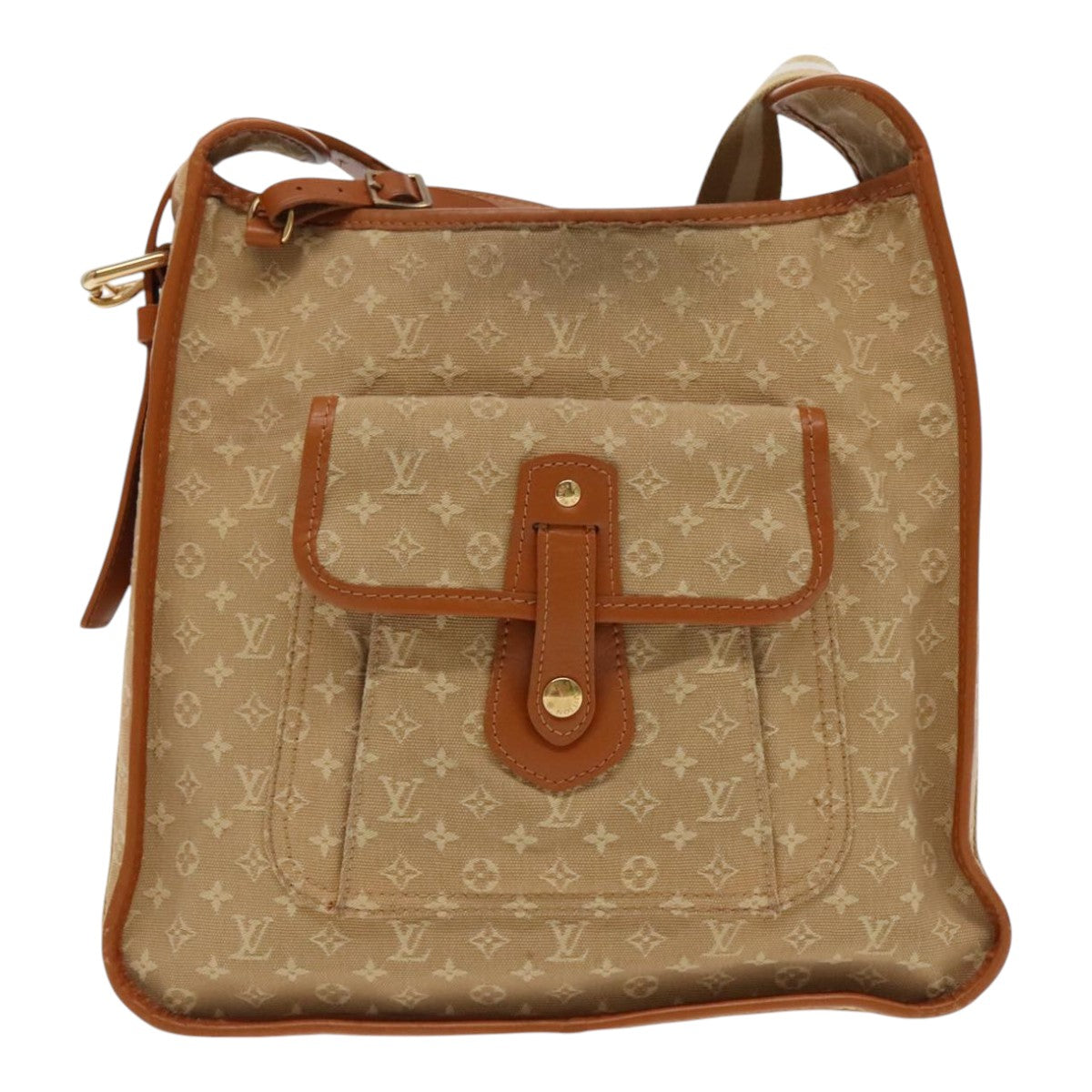 LOUIS VUITTON Monogram Mini Buzas Marie Kate Bag Beige M92323 LV Auth 95995