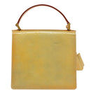 LOUIS VUITTON Monogram Vernis Spring Street Hand Bag Gris M91029 LV Auth 96019-2