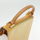 LOUIS VUITTON Monogram Vernis Spring Street Hand Bag Gris M91029 LV Auth 96019-6