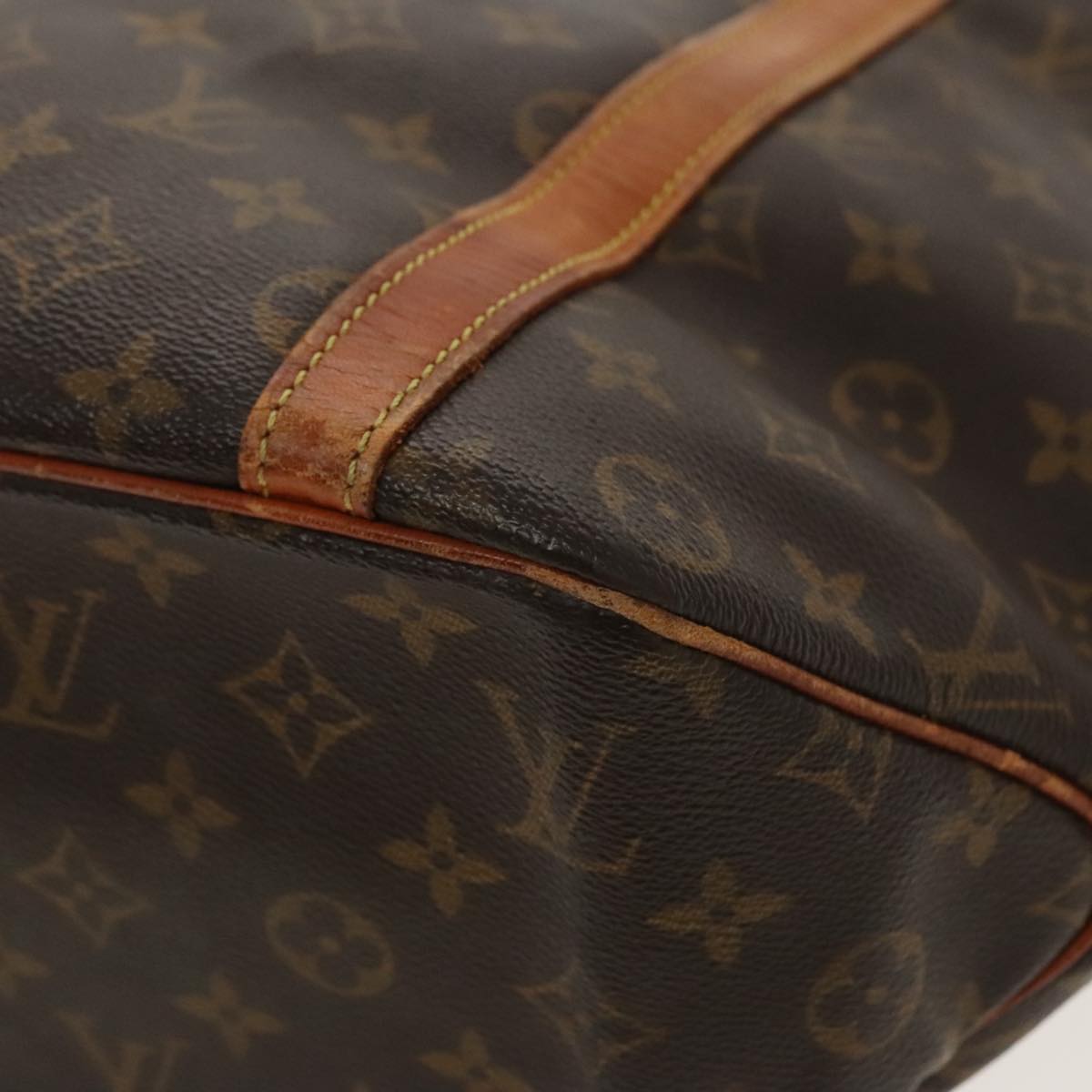 LOUIS VUITTON Monogram Sac Shopping Tote Bag M51108 LV Auth 96033