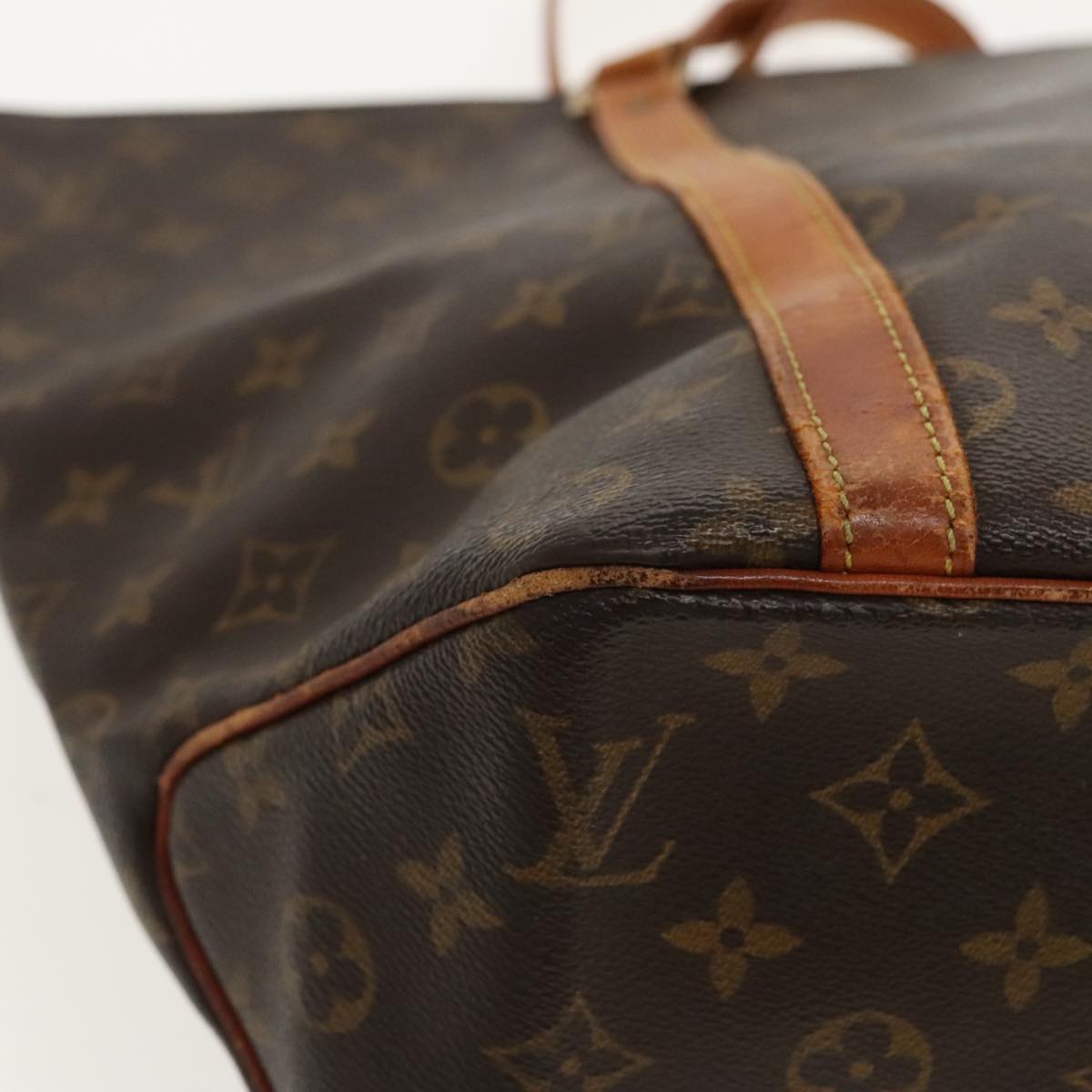 LOUIS VUITTON Monogram Sac Shopping Tote Bag M51108 LV Auth 96033