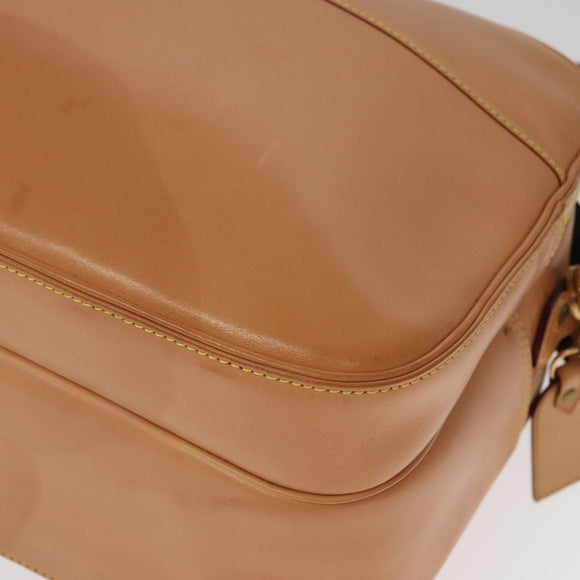 LOUIS VUITTON Nomad Reporter GM Shoulder Bag SPO Beige LV Auth 96049SAV