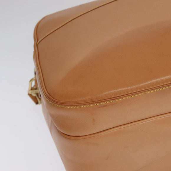 LOUIS VUITTON Nomad Reporter GM Shoulder Bag SPO Beige LV Auth 96049AV