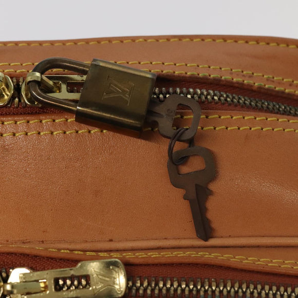 LOUIS VUITTON Nomad Reporter GM Shoulder Bag SPO Beige LV Auth 96049SAV