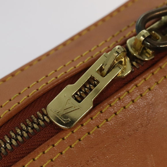 LOUIS VUITTON Nomad Reporter GM Shoulder Bag SPO Beige LV Auth 96049AV