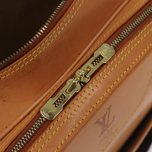 LOUIS VUITTON Nomad Reporter GM Shoulder Bag SPO Beige LV Auth 96049AV