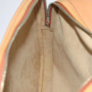 LOUIS VUITTON Nomad Reporter GM Shoulder Bag SPO Beige LV Auth 96049AV-28