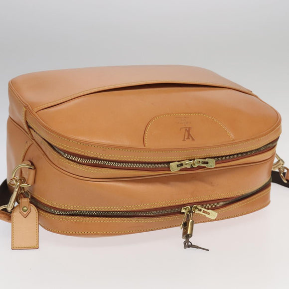 LOUIS VUITTON Nomad Reporter GM Shoulder Bag SPO Beige LV Auth 96049SAV