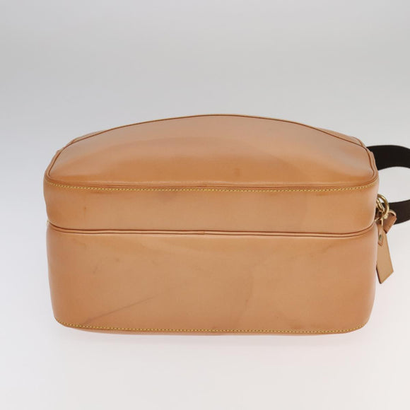 LOUIS VUITTON Nomad Reporter GM Shoulder Bag SPO Beige LV Auth 96049SAV