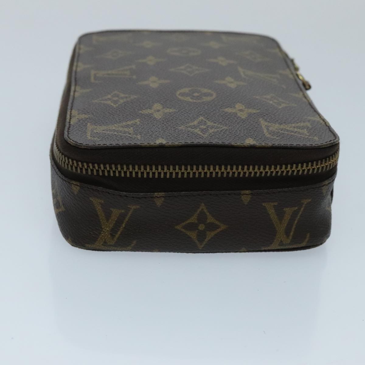 LOUIS VUITTON Monogram Poche Monte Carlo Jewelry Box M47352 LV Auth 96053