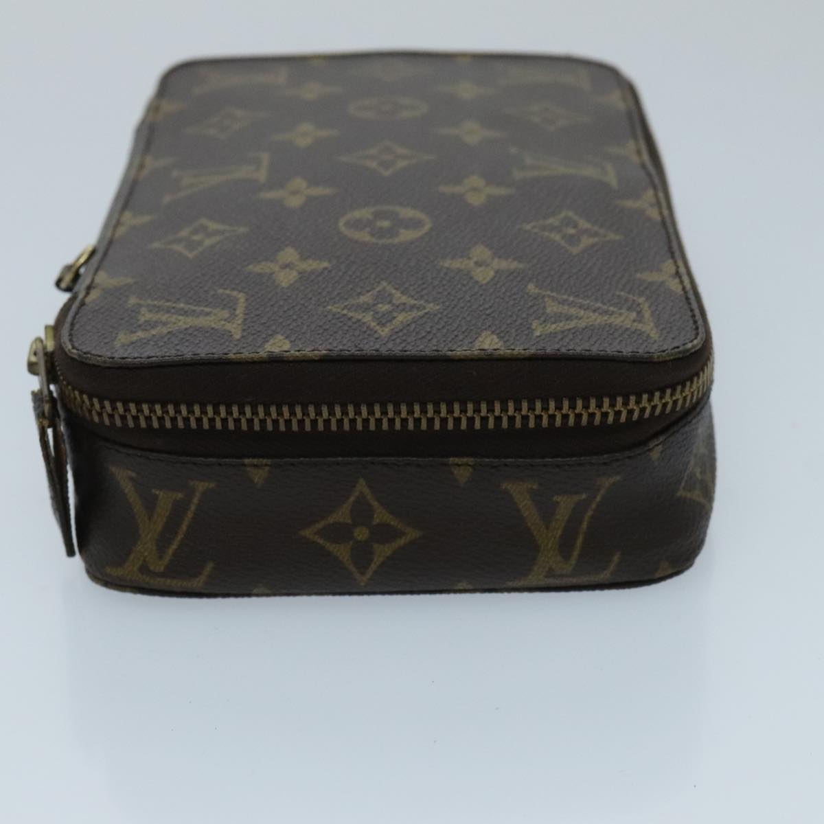 LOUIS VUITTON Monogram Poche Monte Carlo Jewelry Box M47352 LV Auth 96053