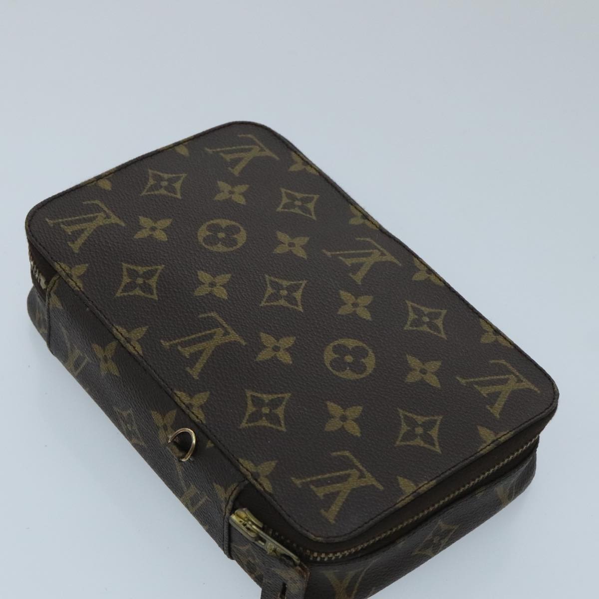 LOUIS VUITTON Monogram Poche Monte Carlo Jewelry Box M47352 LV Auth 96053