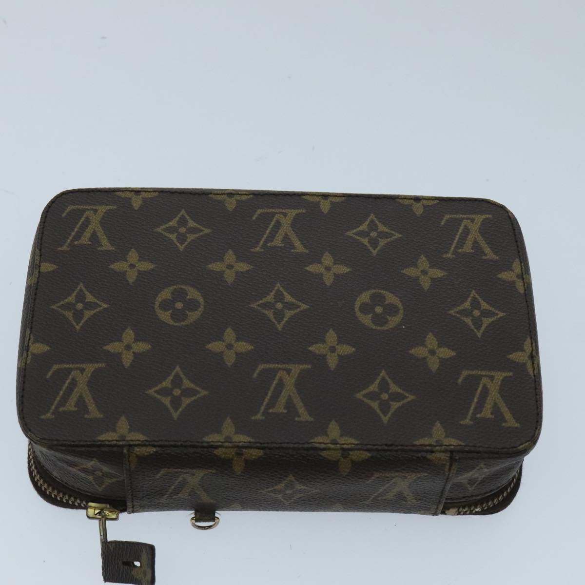 LOUIS VUITTON Monogram Poche Monte Carlo Jewelry Box M47352 LV Auth 96053