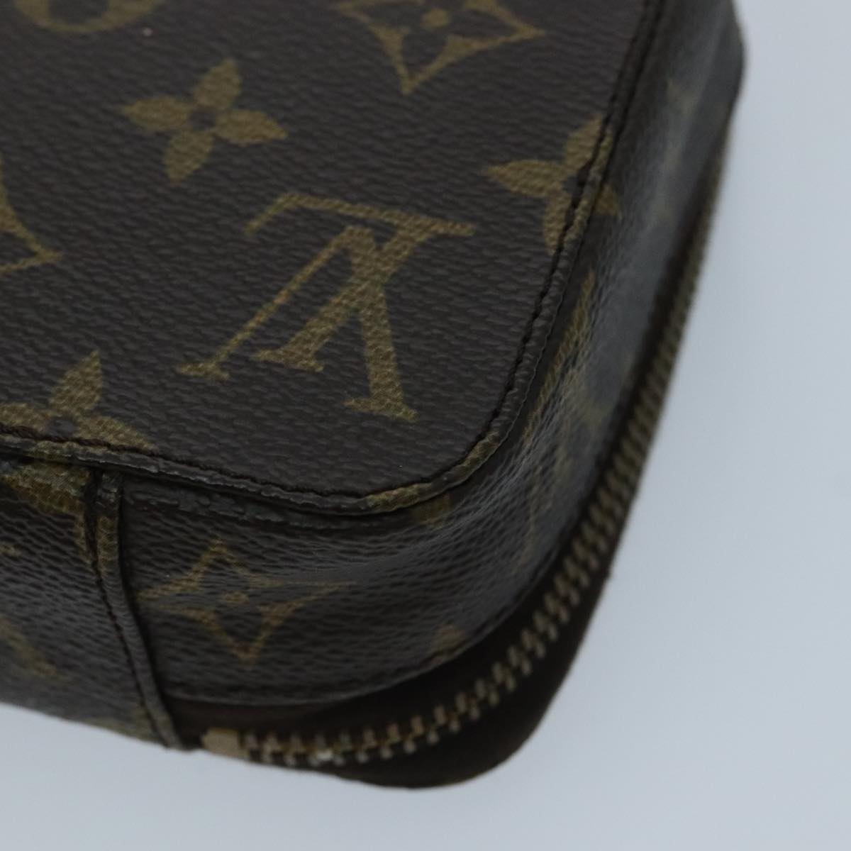 LOUIS VUITTON Monogram Poche Monte Carlo Jewelry Box M47352 LV Auth 96053