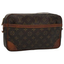 LOUIS VUITTON Monogram Compiegne 28 Clutch Bag M51845 LV Auth 96054-1