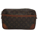 LOUIS VUITTON Monogram Compiegne 28 Clutch Bag M51845 LV Auth 96054-13