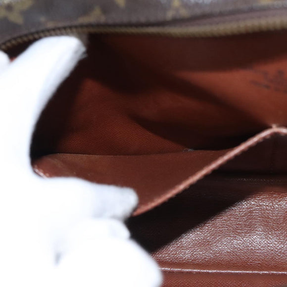 LOUIS VUITTON Monogram Compiegne 28 Clutch Bag M51845 LV Auth 96054